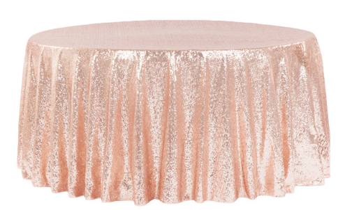 Blush Diamond Sequin Glitz - Linen 120R