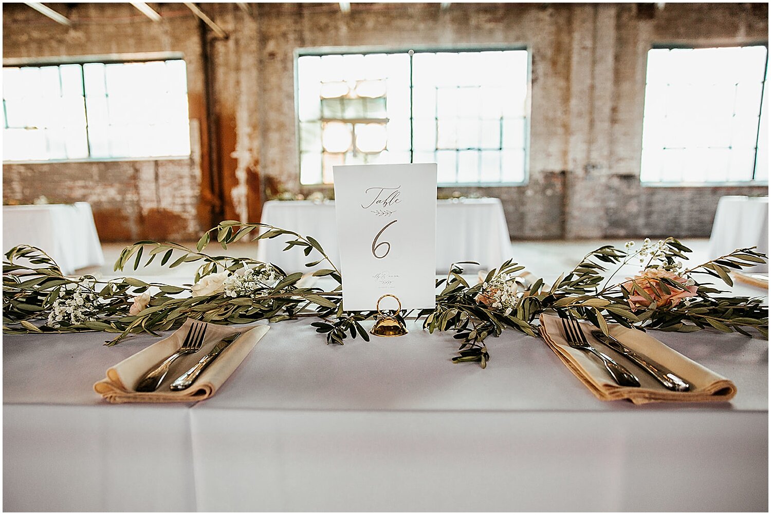  table sign number and table setting 