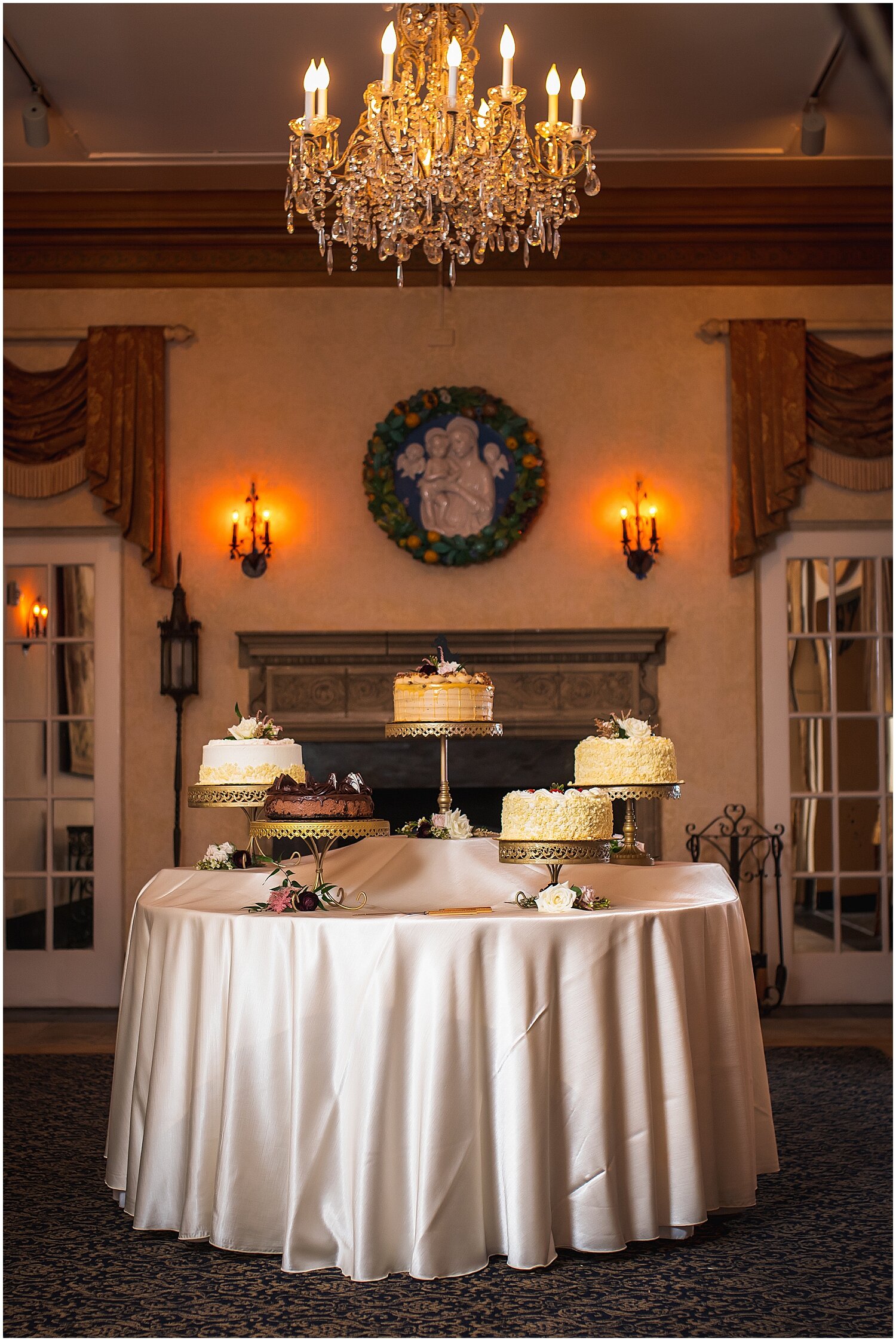  cake and dessert table display 