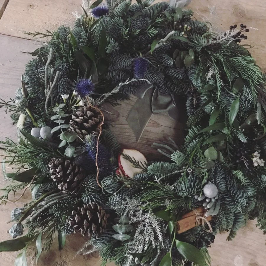 Wreath Workshop Evening at The Dolphin, Uphill- 30th Nov, 6-9pm