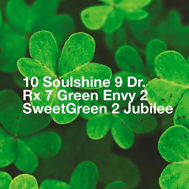 Call ahead for curbside delivery @warehousebakeryanddonuts  while supplies are left. 
Currently available:

10 Soulshine
9Dr. Rx
7 Green Envy
2 Sweet Green
2 Jubilee