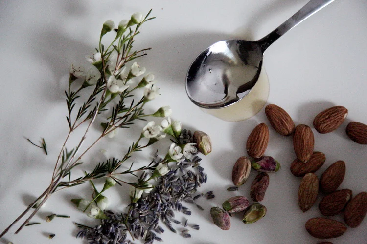 LAVENDER + PISTACHIO + ALMOND BUTTER
