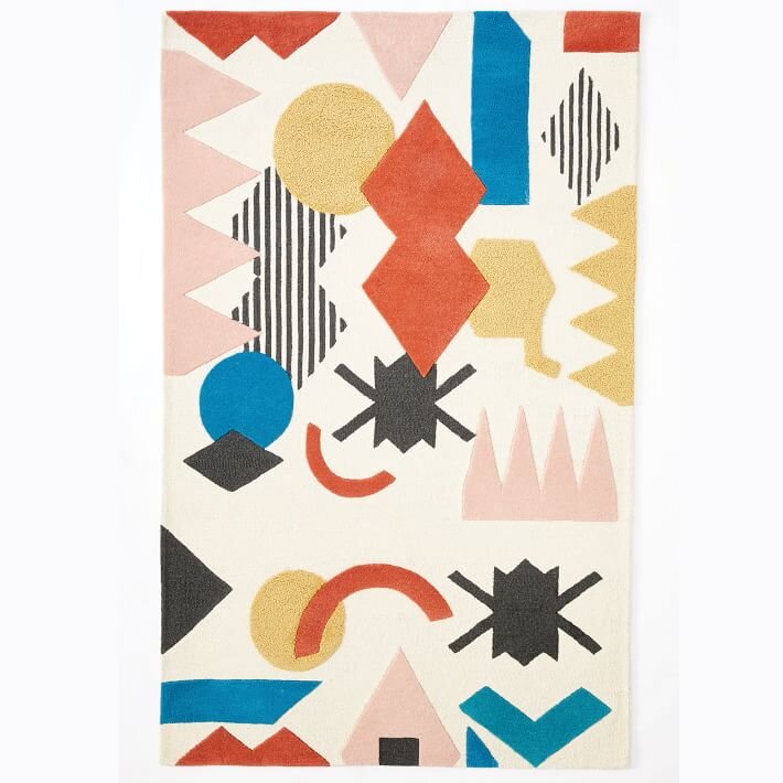 Diego Olivero Shapes Collage Rug