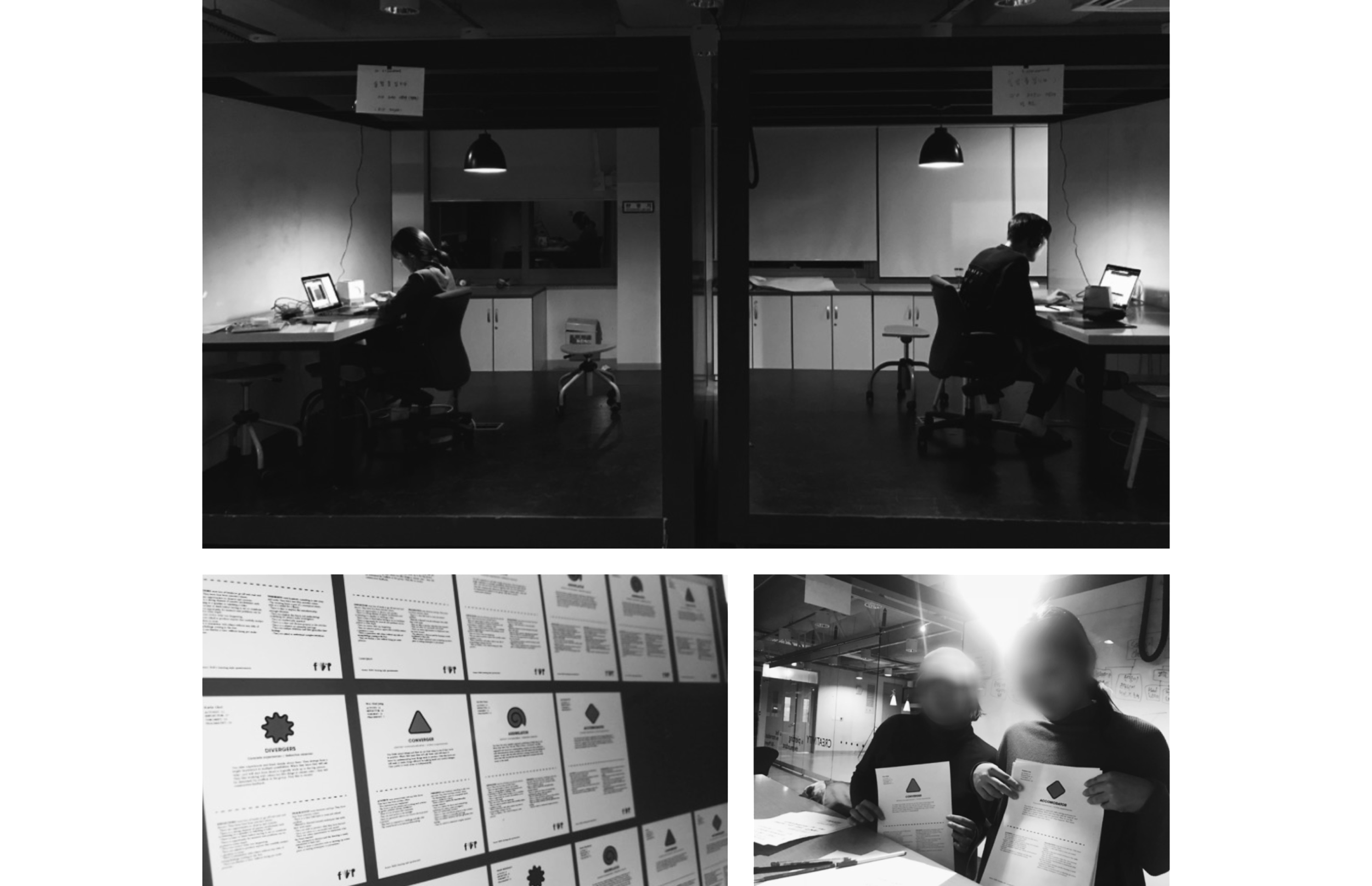   Participants   20 university students, with an age range of 22-32 years (8 female, 14 male), were recruited. Participants were grouped in pairs with the same (4 pairs) and different (6 pairs) learning styles (Kolb, A. Y., 2005) combination. Pairing