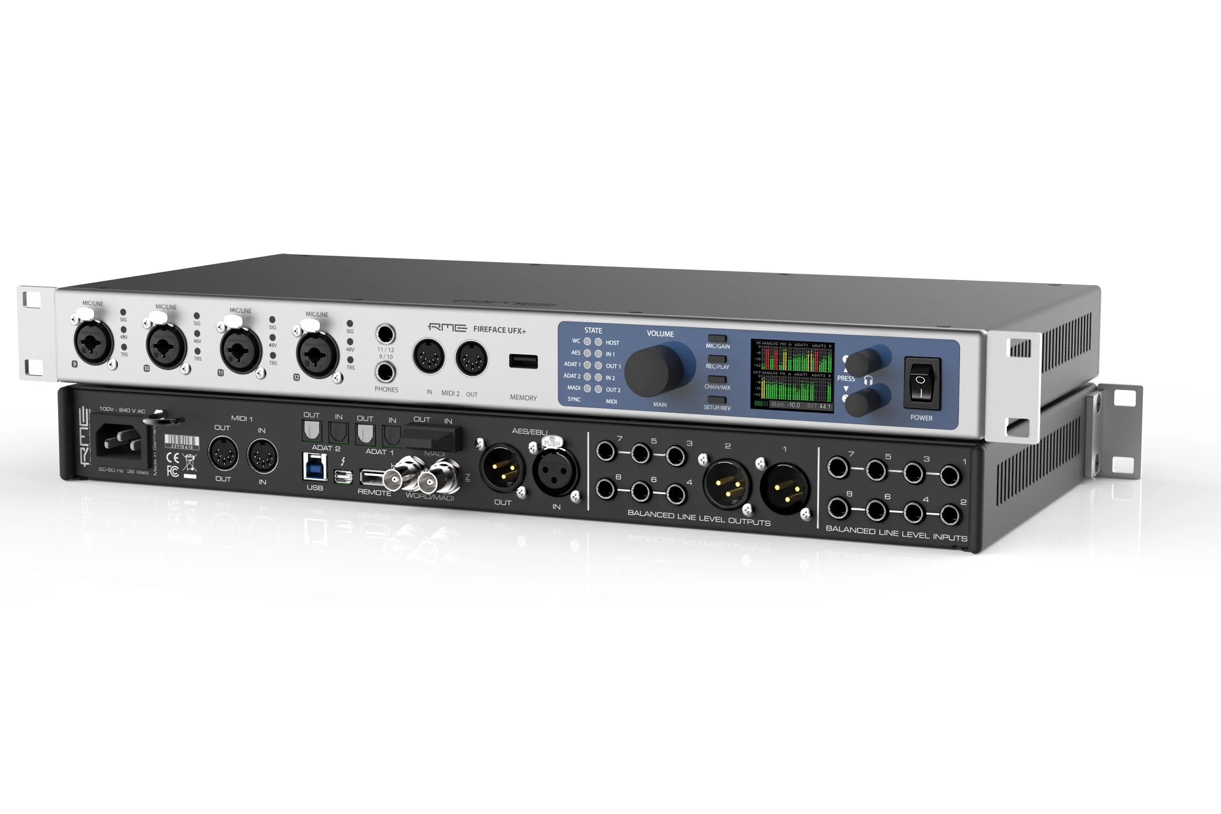 RME Fireface UFX+ 188-Channel USB 3.0 and Thunderbolt Interface