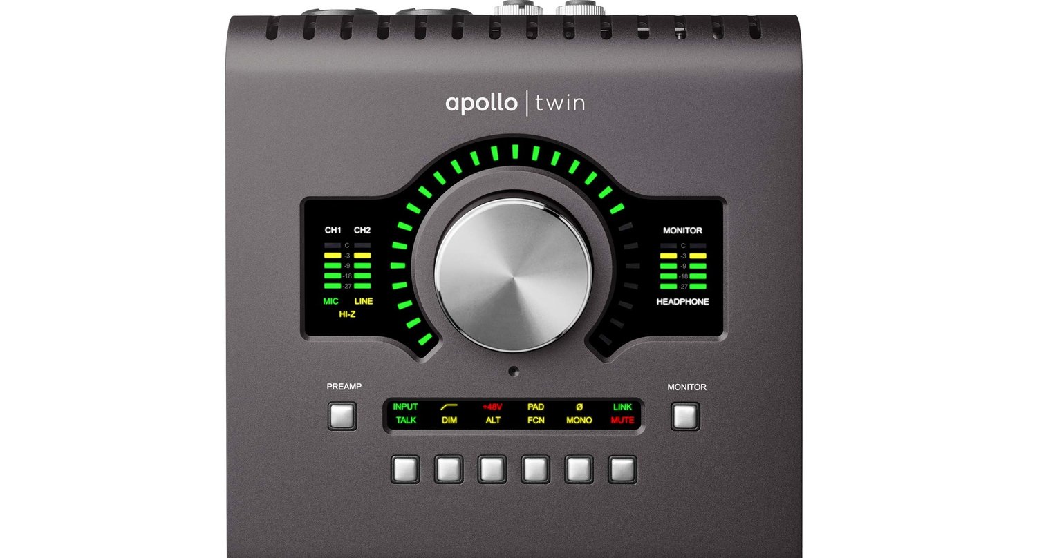 Universal Audio Apollo Twin MKII QUAD 2x6 Thunderbolt Audio 