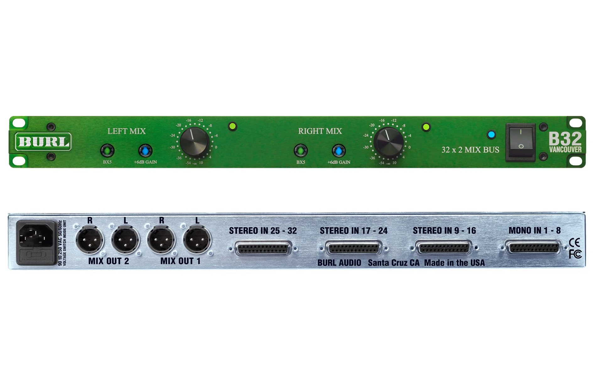 Burl B32 VANCOUVER 32 x 2 Analog Summing Mix Bus — PRO AUDIO