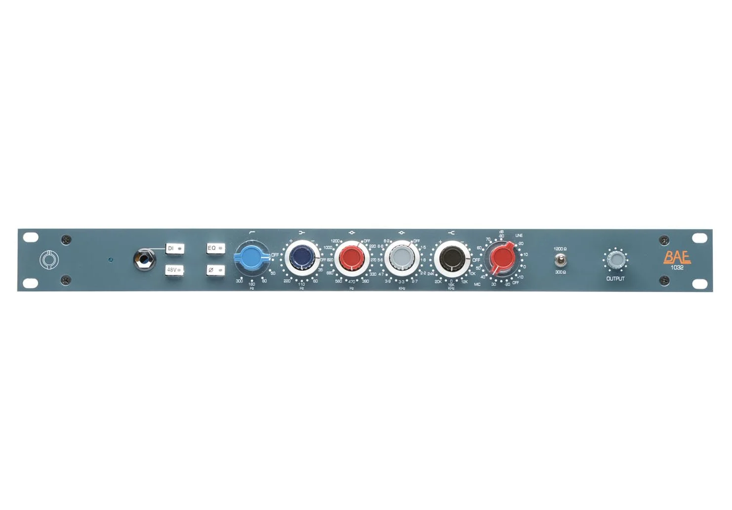 BAE 1032 Preamp, DI, and EQ - Module or 19" Standalone Rack Unit