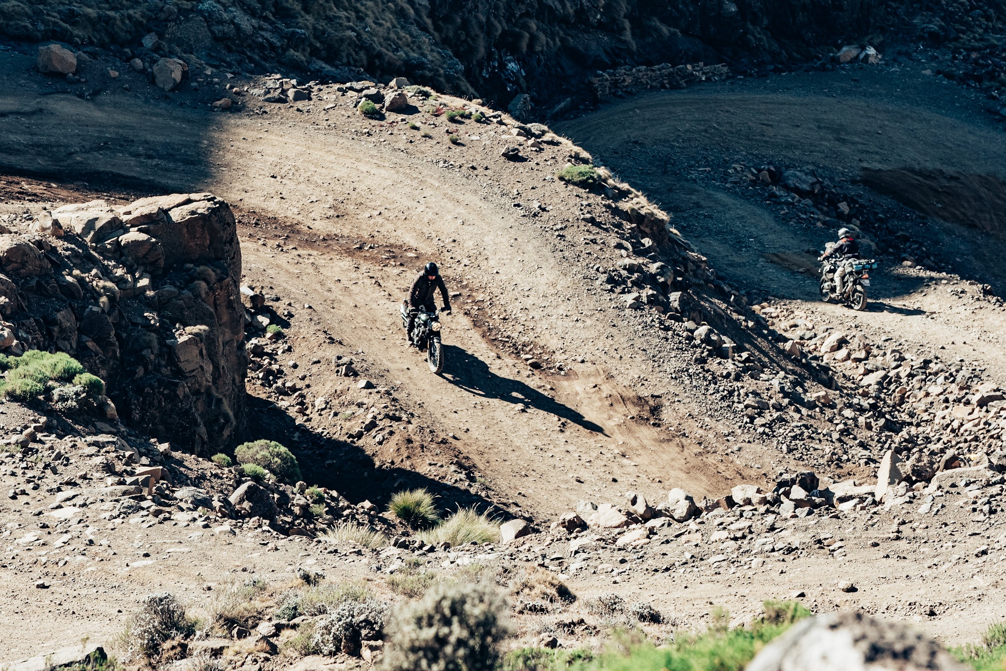 Descending down Sani Pass can be as equally challenging as the way up.