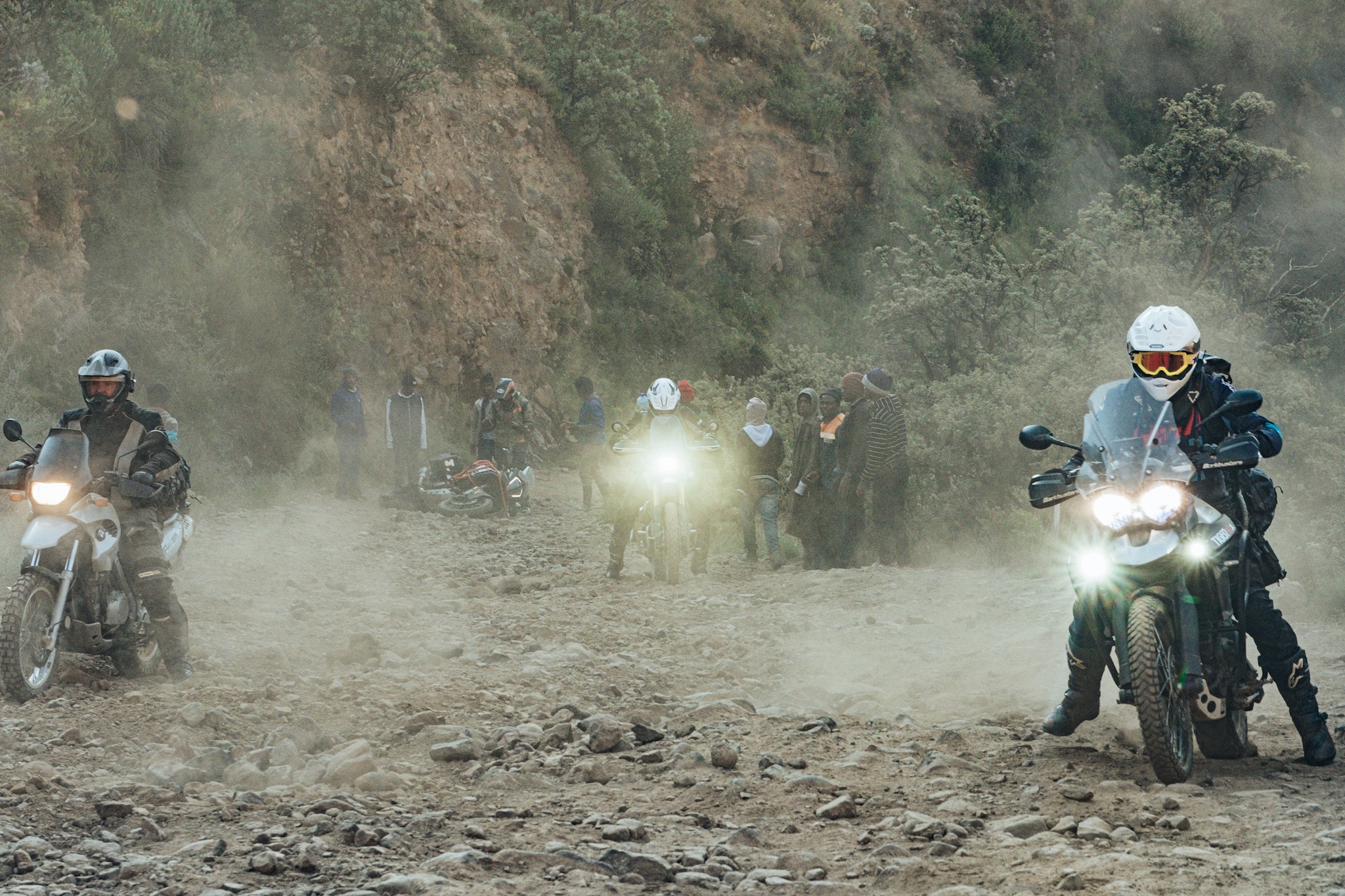 Bonafide Moto Co now calls this section of Sani Pass the "death zone."