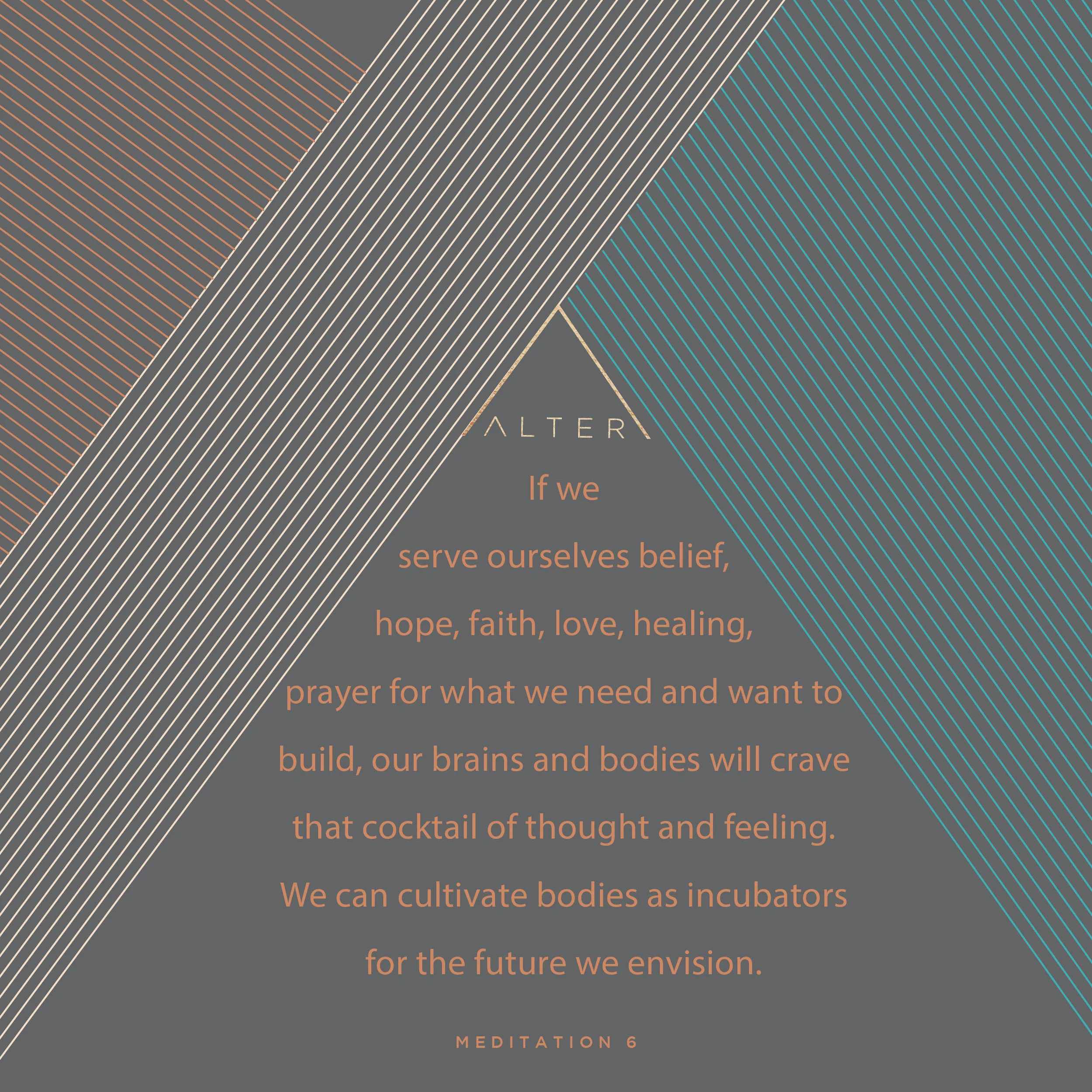 Meditation 6 - An Incubator of the Future