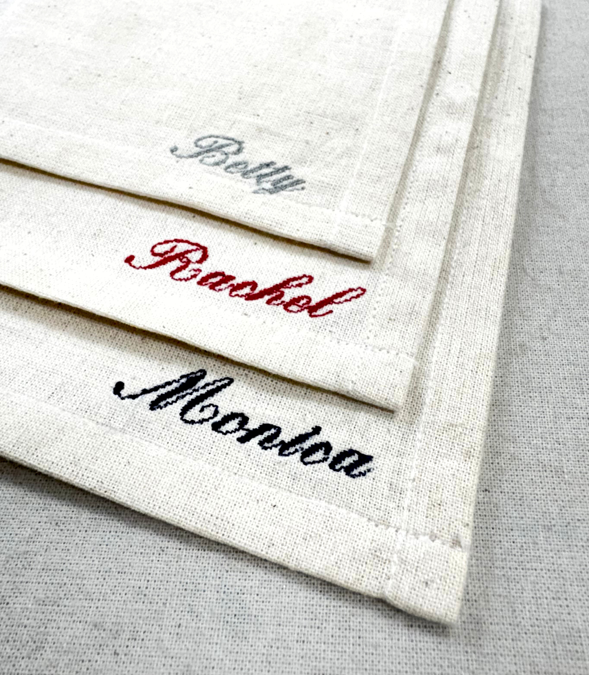 Name Embroidered Napkin