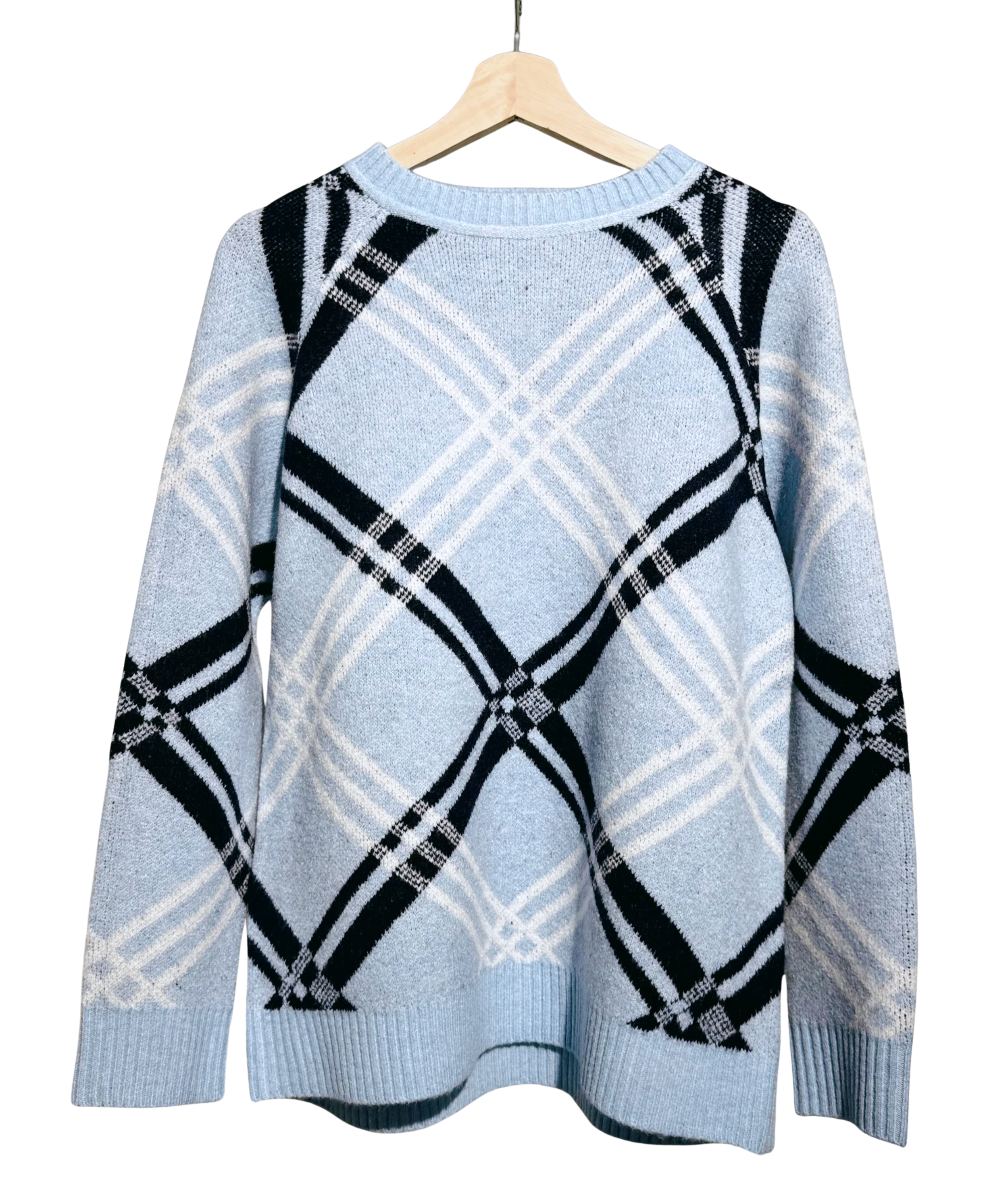 Blue Plaid Pullover (558 dkk)