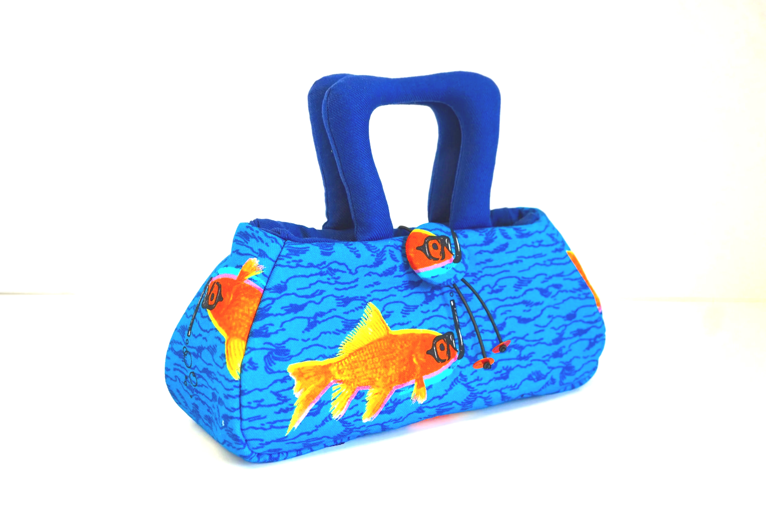 snorkeling fish print handbag by Julia Cunningham