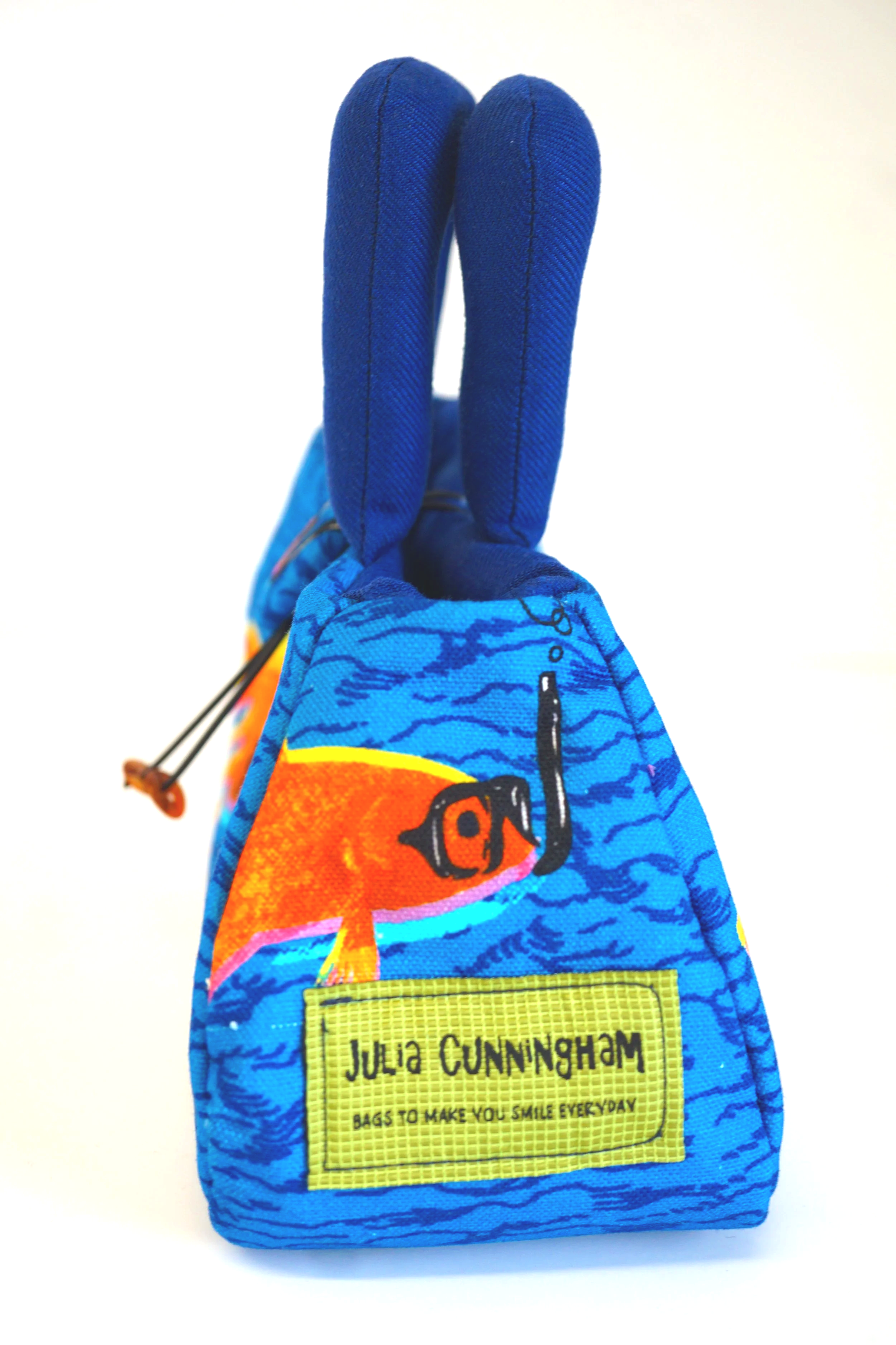 side view of wee fantoosh handbag by Julia Cunningham
