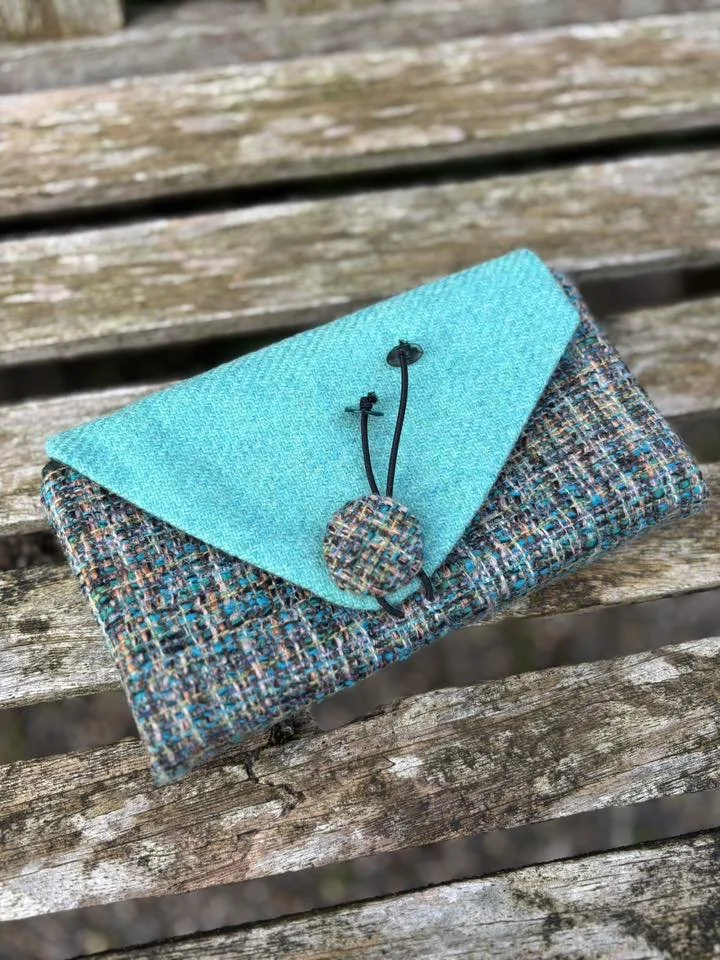 Handmade Scottish Clutch bag or Large Purse