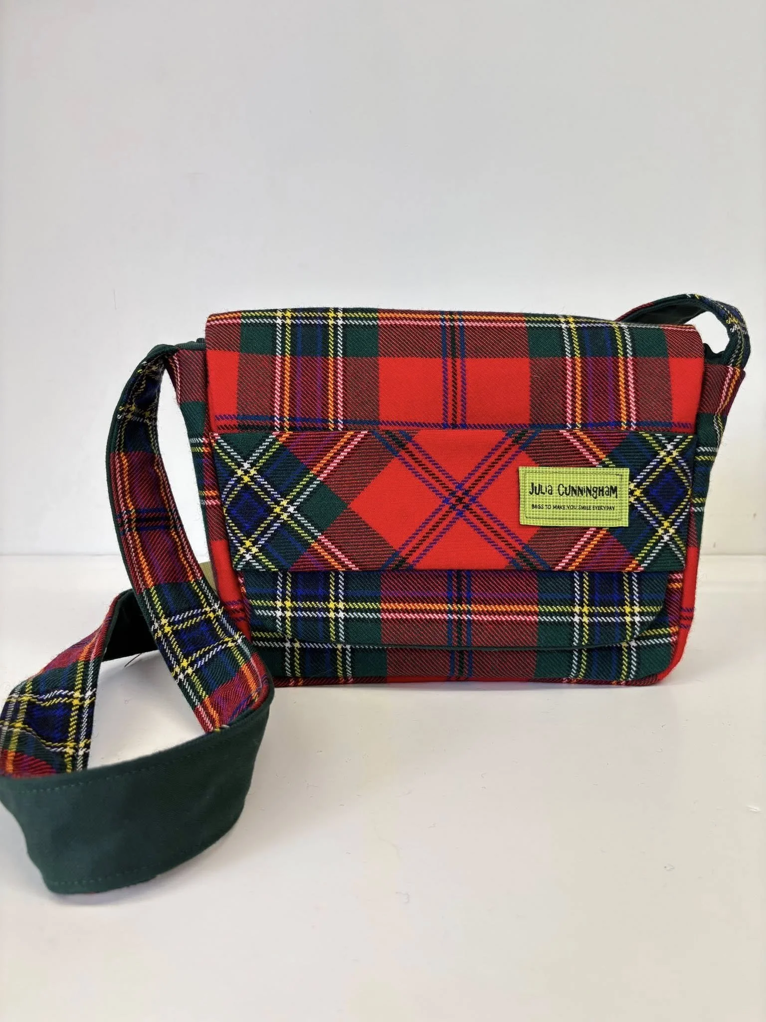 Tartan Cross Body bag- Ju-C Sandie