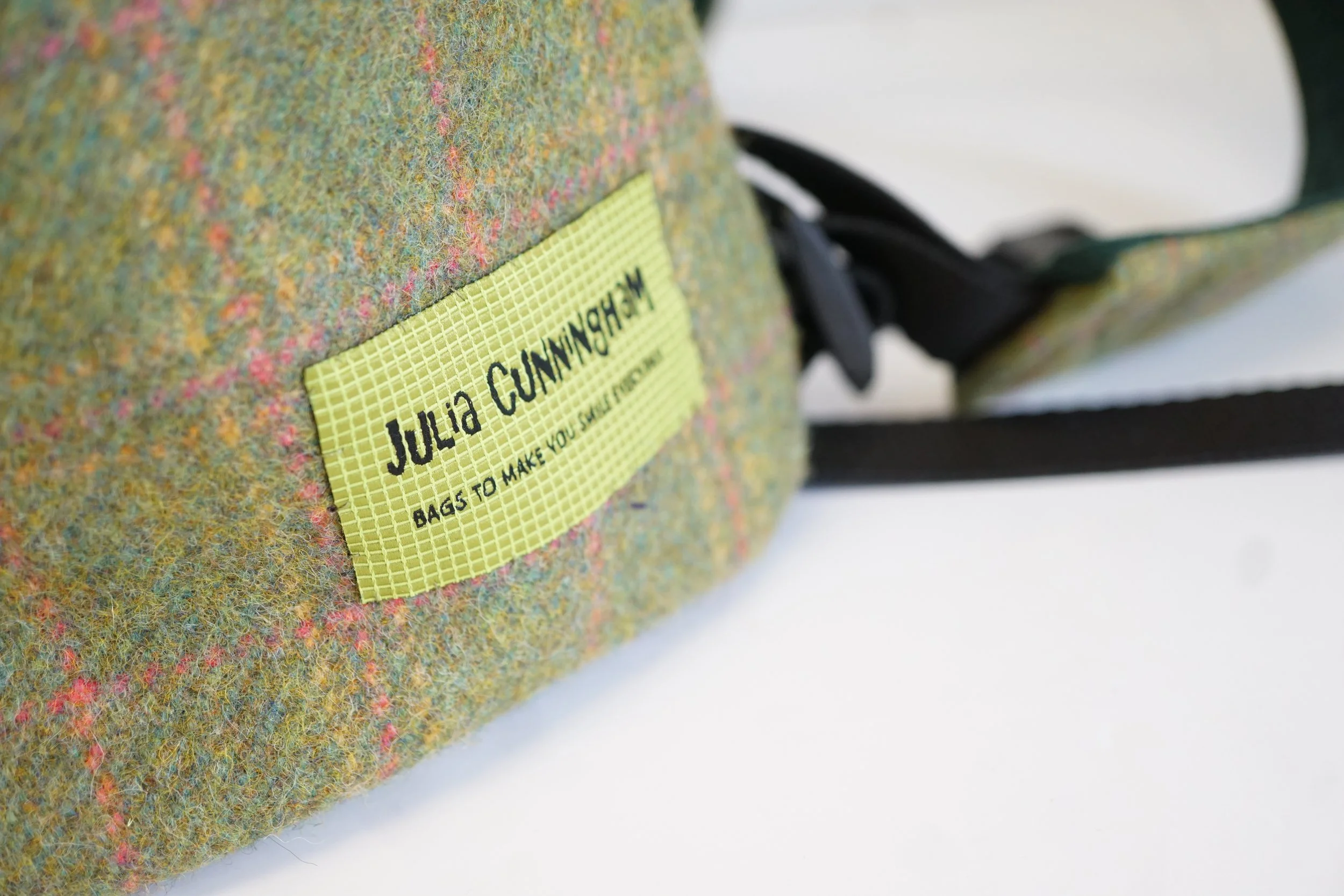 Julia Cunningham label on one of her rucksacks.JPG