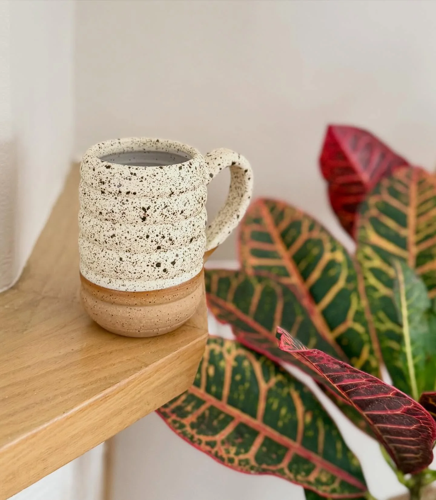 Another week of studio overtime! I&rsquo;m super tired, but happy with how these speckled ridge mugs turned out 👌🏼
