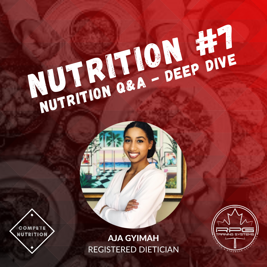 NUTRITION WEBINAR #7