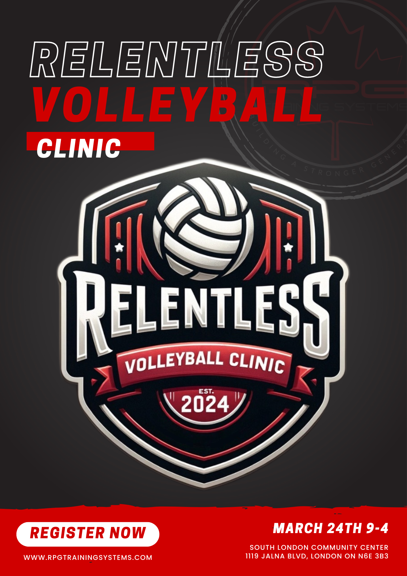 Relentless Volleyball Clinic - 2025