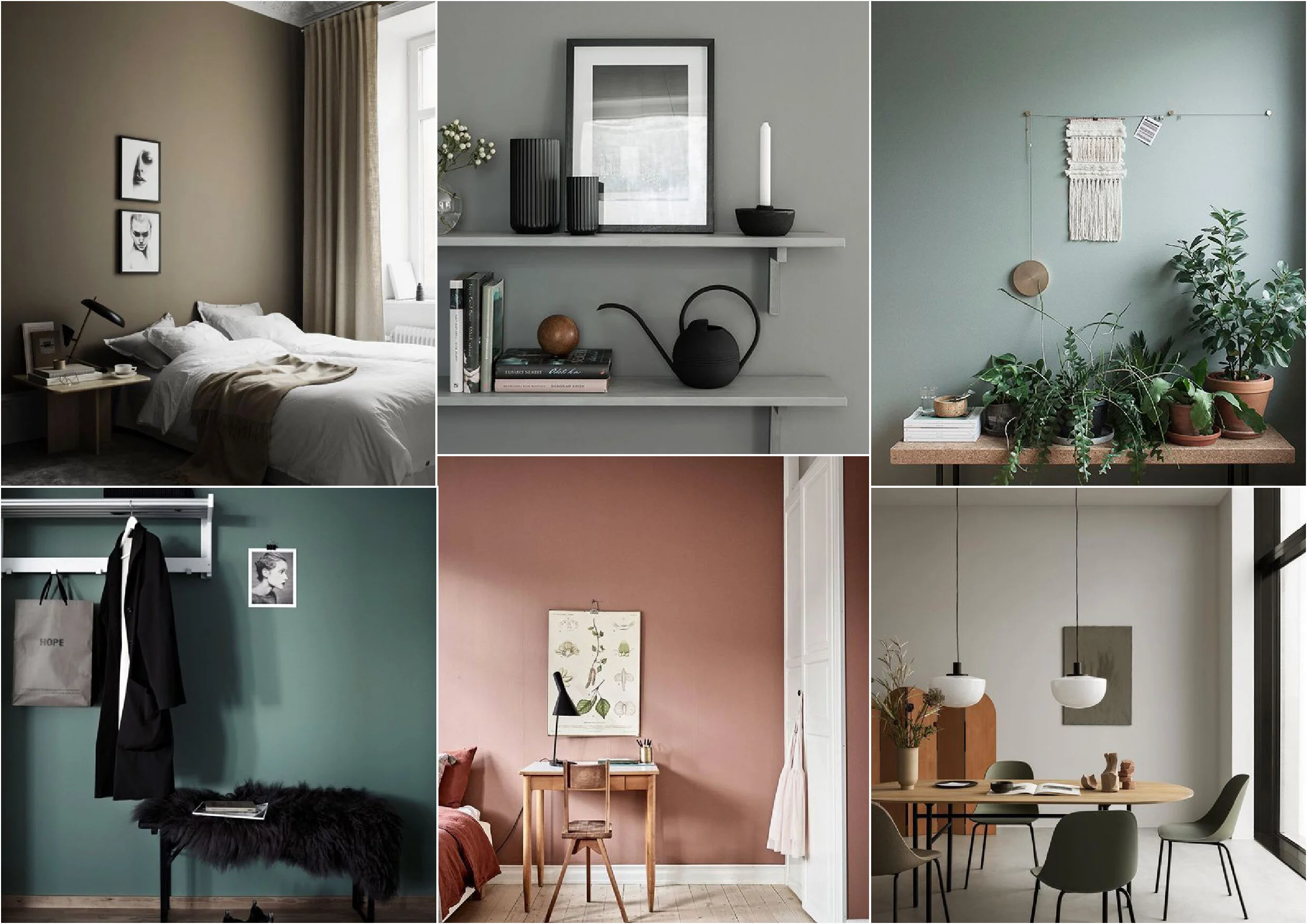 Färg inspiration! Vill du ha mer? Leta på Pinterest, Instagram och youtube!