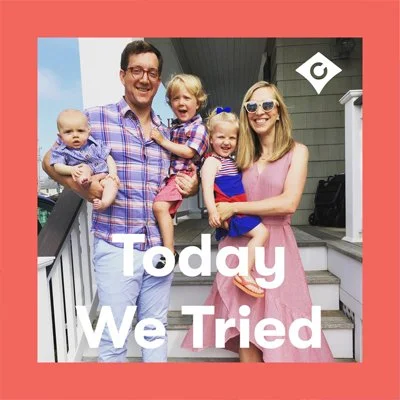 Today we tried podcast