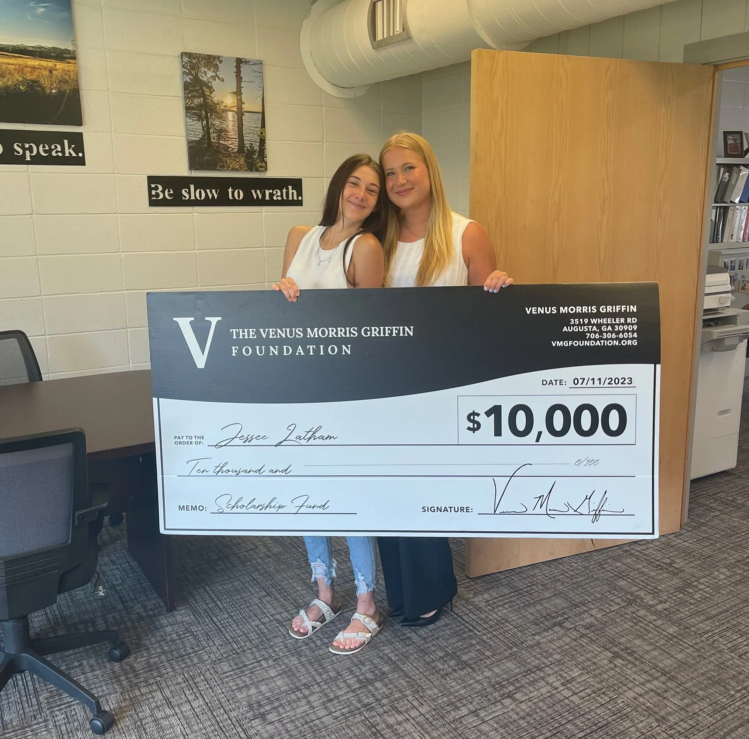 2023 Venus Morris Griffin Scholarship Winner