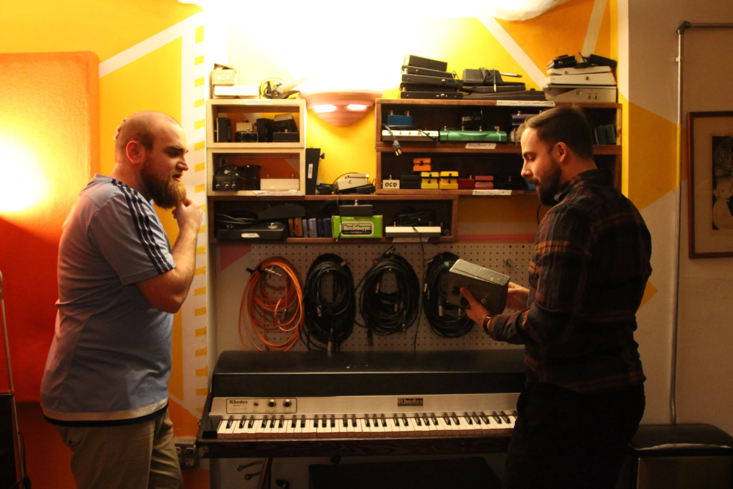 Recording at Roig Recording