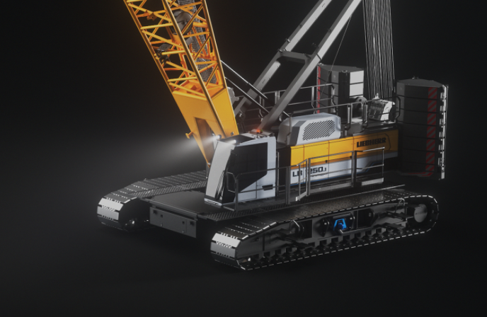 Liebherr develops the world’s first battery-powered crawler cranes