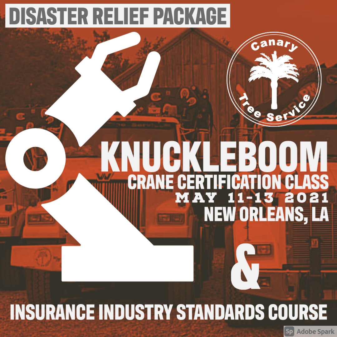 Disaster Relief Insurance & NCCER Mobile Crane Certification