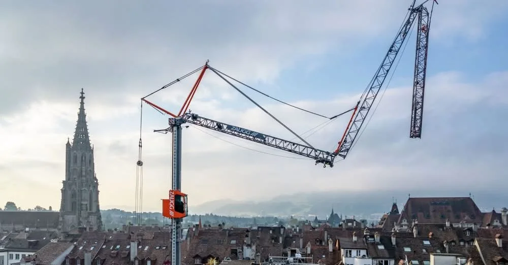 Swiss company Zaugg AG Rohrbach Collects First Liebherr MK 120-5.1E Mobile Construction Crane
