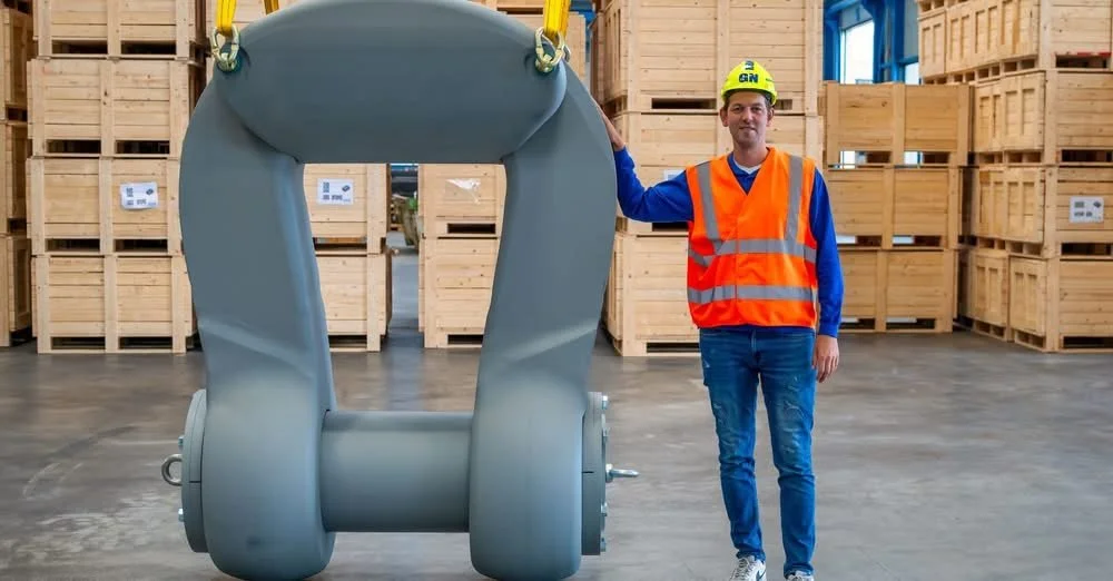 World’s Largest Forged Shackle with 3,750t Working Load Limit Manufactured by GN Rope Fittings