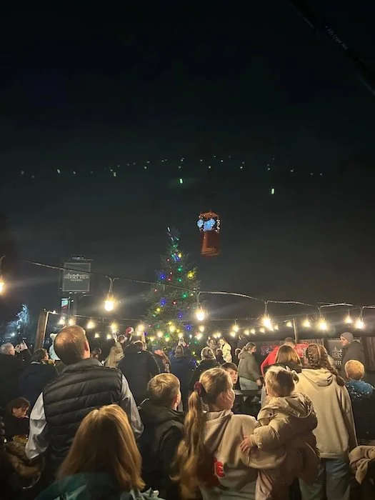 Santa Takes to the Skies as Crane Lights Up Liverpool Christmas Celebrations
