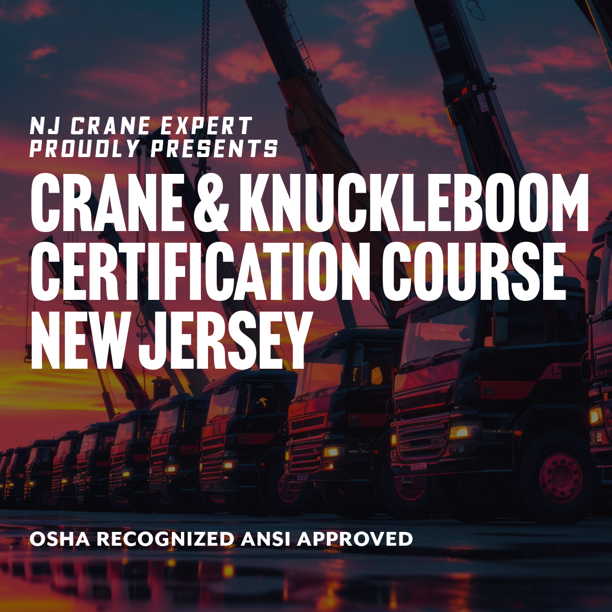 New Jersey NCCER Crane Certification Course