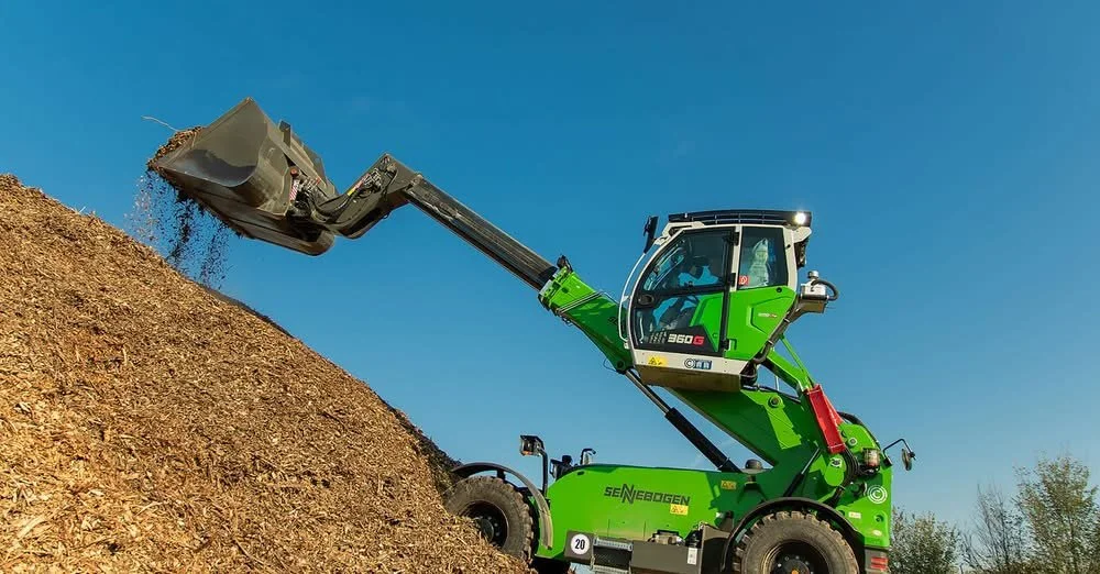 The New SENNEBOGEN 360 G Telehandler Working up to 24 Hours in 3 Shifts