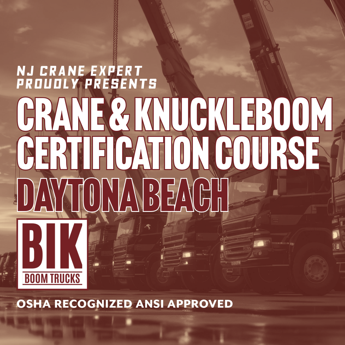 Daytona Beach NCCER Crane Certification Course