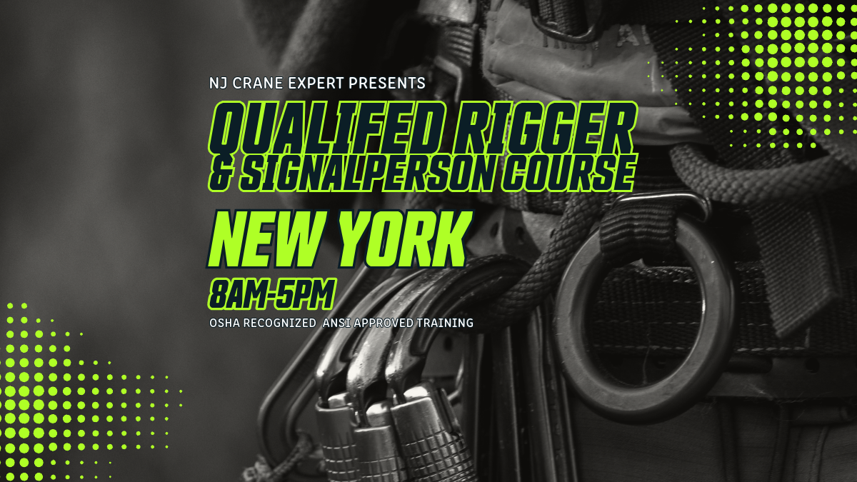New York Qualified Rigger/Signalperson Course