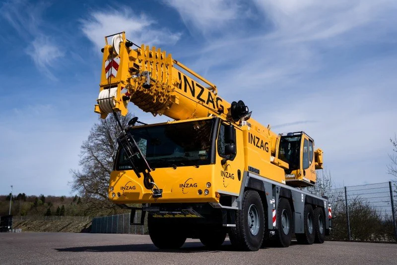 First Deployment for Liebherr Mobile Crane in African Infrastructure Project With the New 90t Crane for INZAG