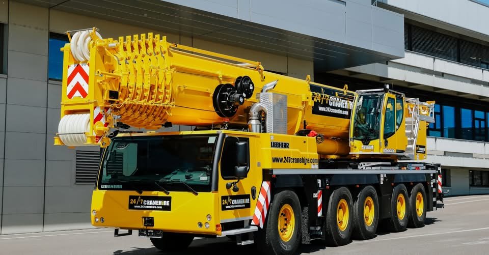 24/7 Crane Hire Ltd Collect their New 230t Liebherr LTM1230-5.1