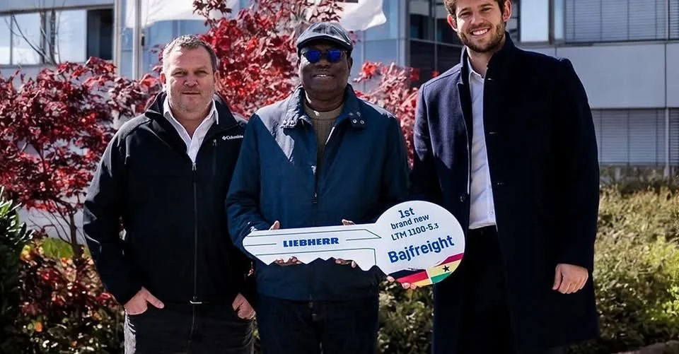 BAJ Freight Expands Fleet with Ghana’s First Liebherr LTM 1100-5.3