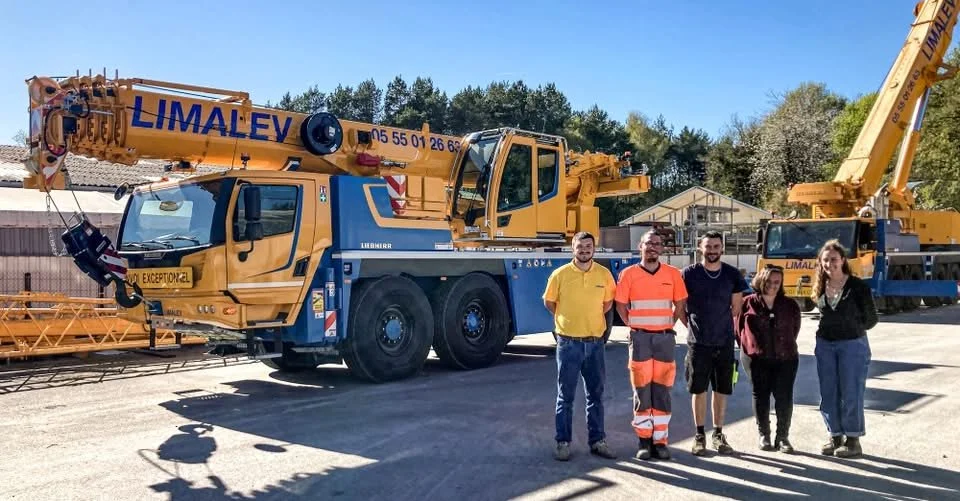 Limalev SAS Takes Delivery of One of the First Liebherr LTM 1055-3.3 Mobile Cranes in France