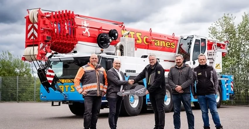 ATS Cranes S.A. Collect Their New LTM 1230-5.1 at Liebherr