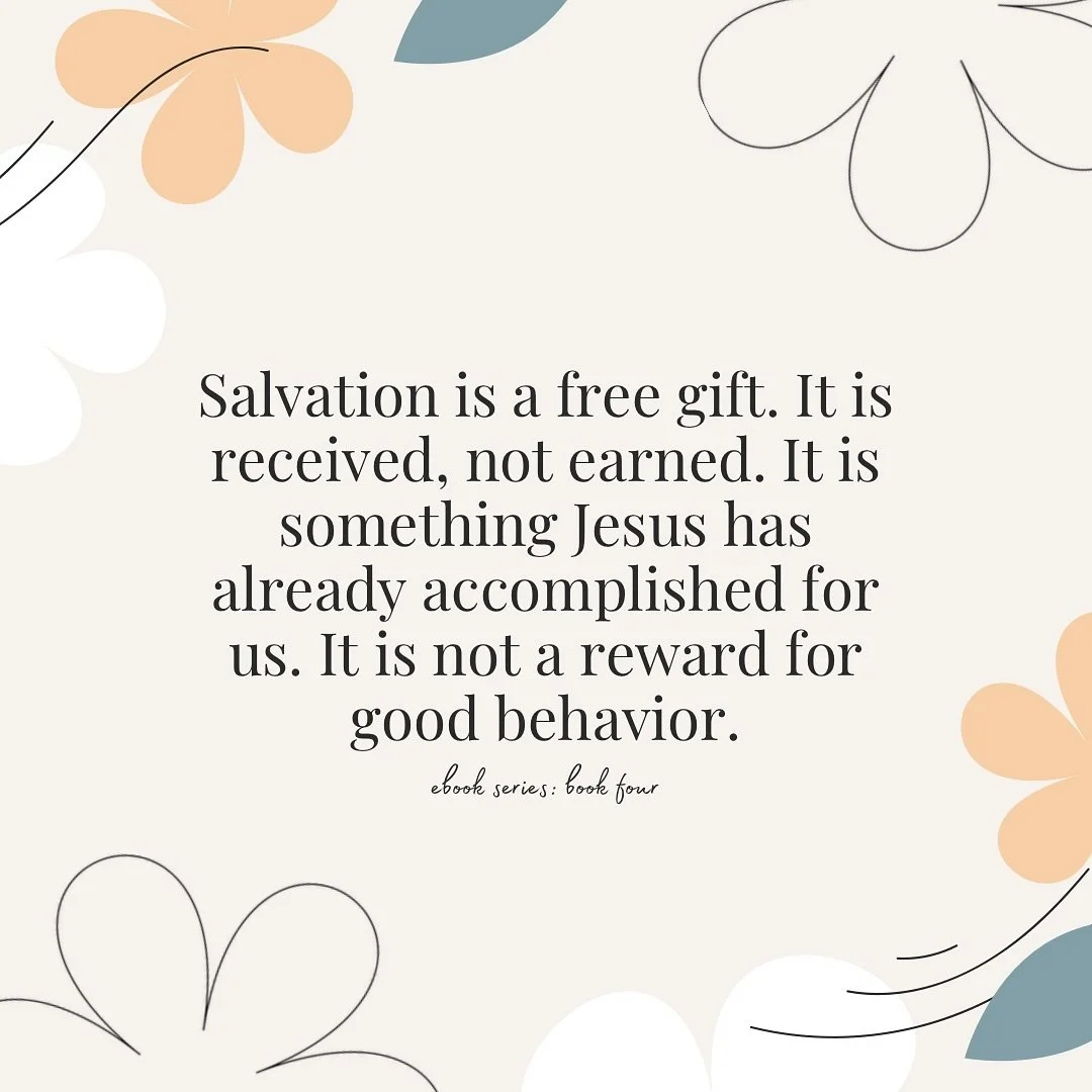 Salvation also doesn’t mean that we’ll never sin again. Remember, each day and in fact every moment, we can walk according to the Spirit, or to the Flesh. The good news is that when we do sin, we haven’t erased or nullified Jesus&rs
