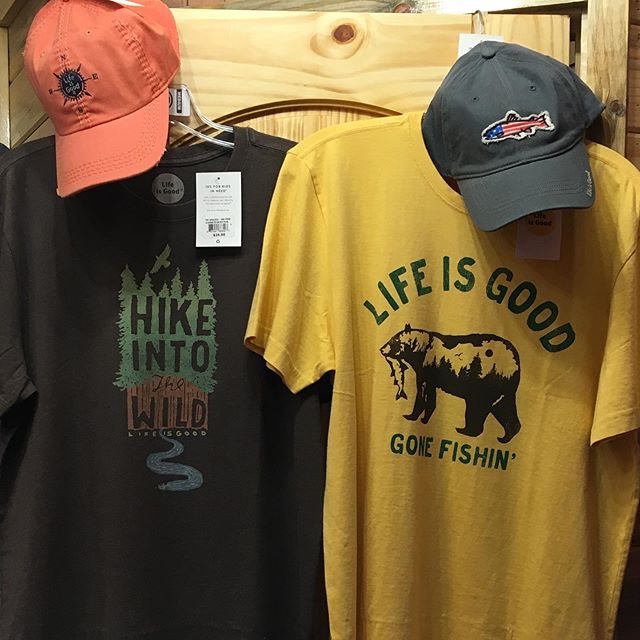 Sun&rsquo;s out life is good!! Speaking of life is good, stop on in and check out our &ldquo;Life is Good&rdquo; gear! Currently on sale for 25% off! #lifeisgood