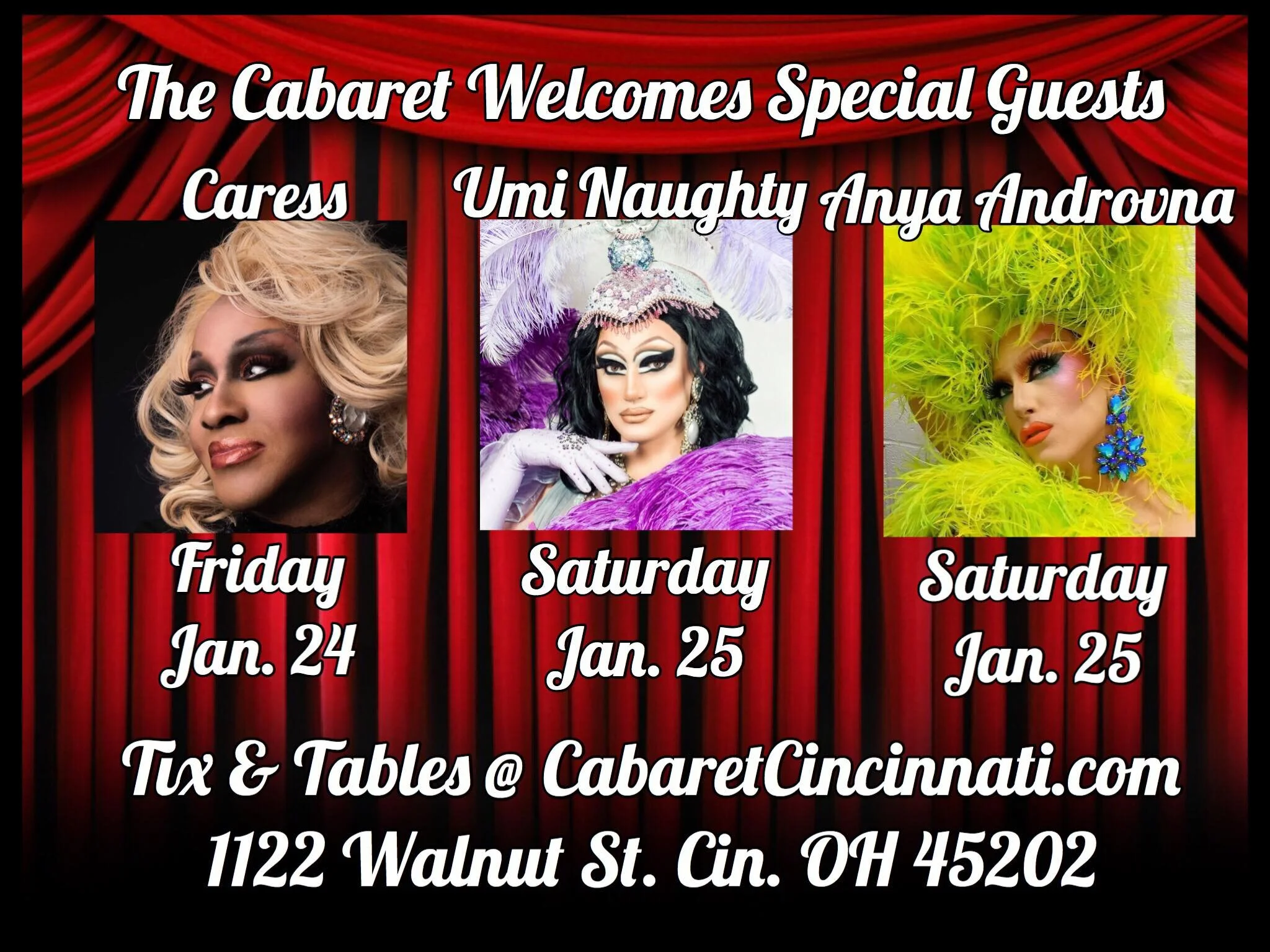 1/25/2020 - Cabaret Drag Show (Cincinnati, OH - The Cabaret)