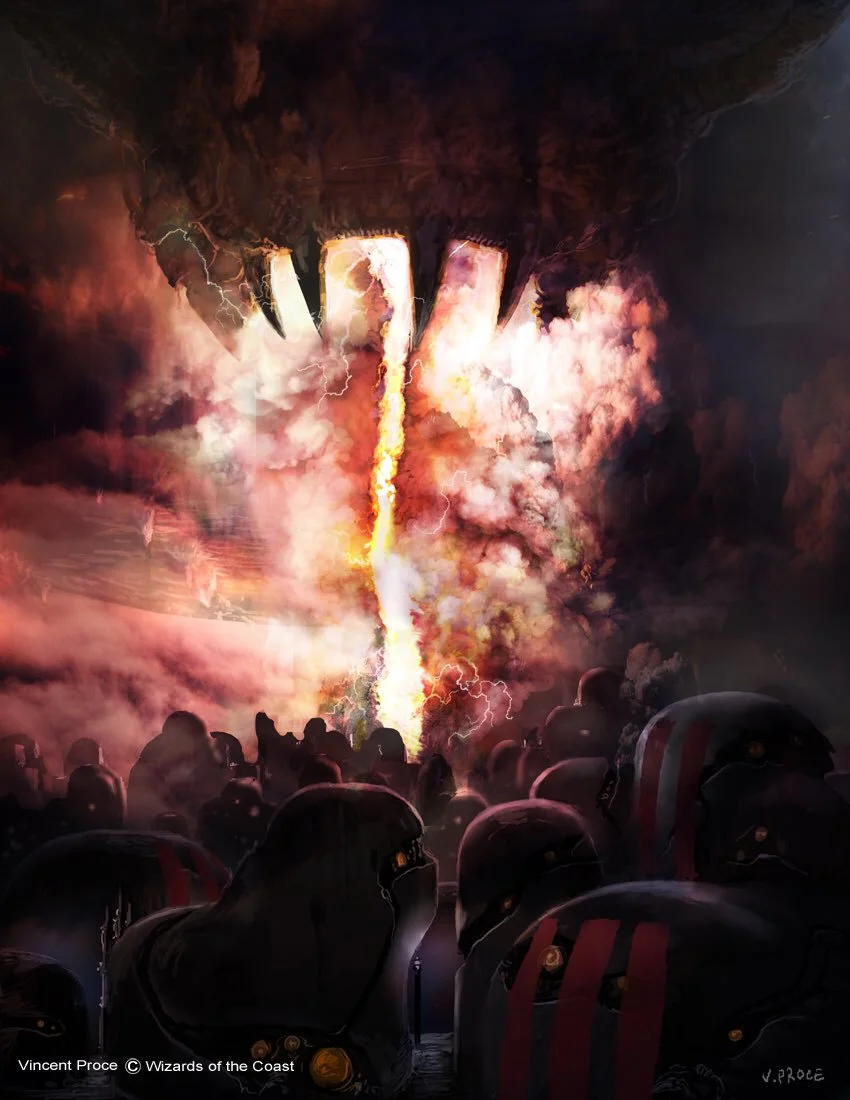 Interior of the Cabal Stronghold - Concept by Vincent Proce