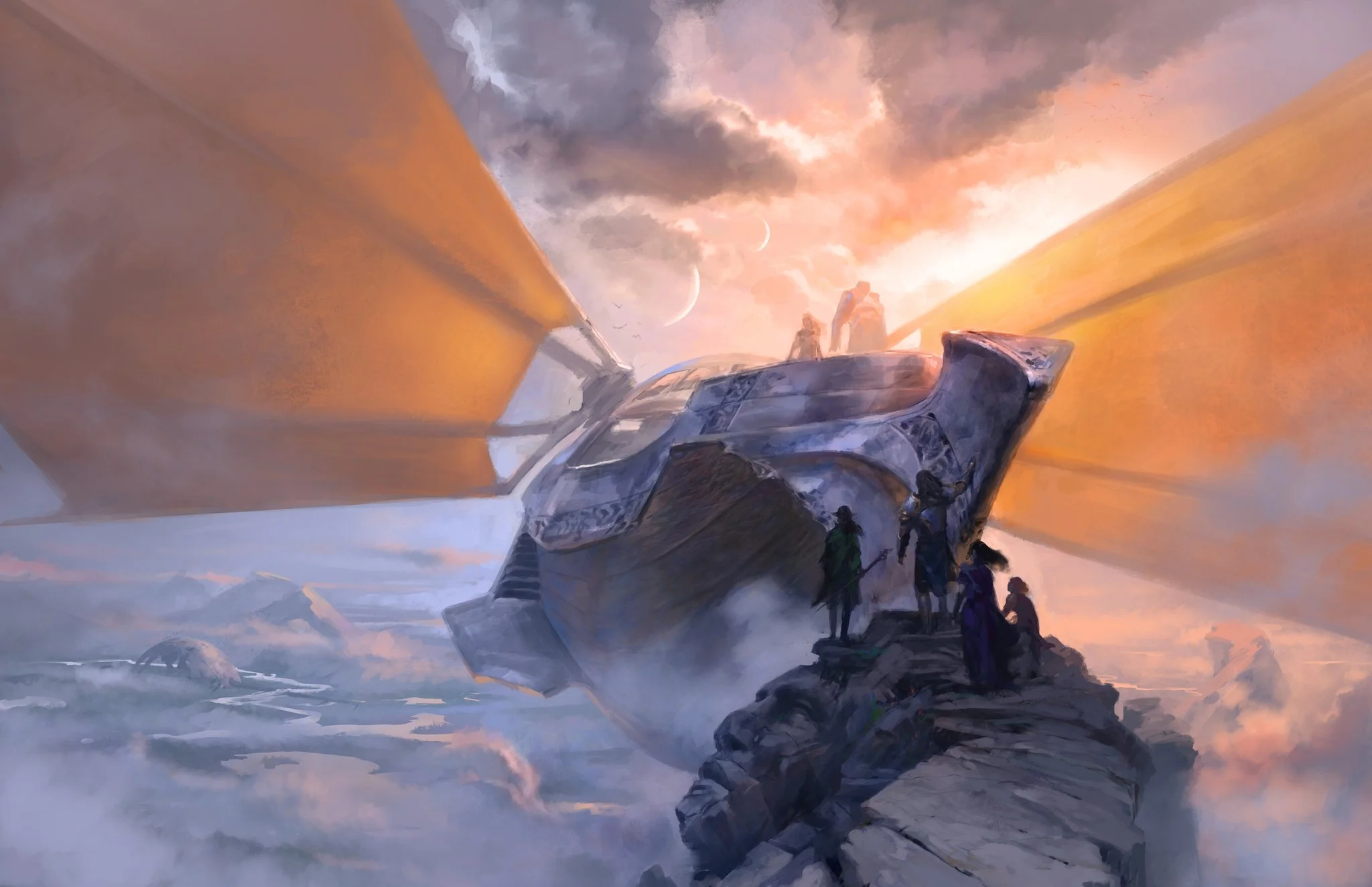 New Weatherlight mood painting - Concept by Tyler Jacobson