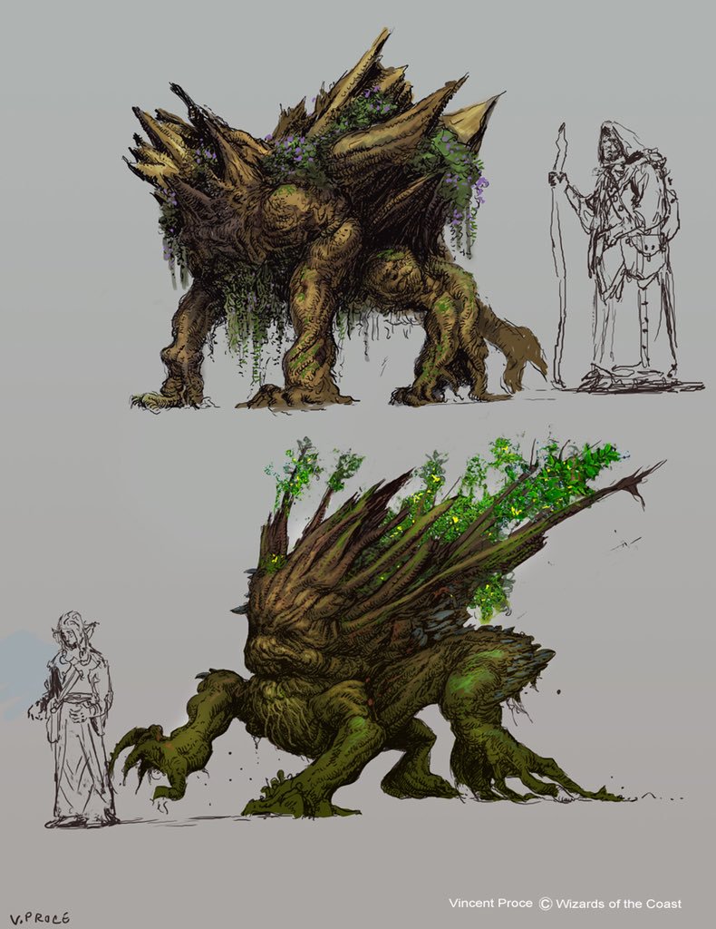 Treefolk explorations - Concept by Vincent Proce
