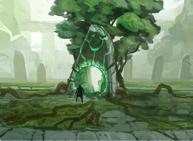 The Great Henge/Gnomon Portal - Art from A Palneswalker’s Guide to Eldraine